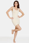 Zivame High Compression Shaping Dress - Oyster White — thumbnail 6
